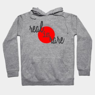 Real is Rare - Red Dot Truth Hoodie